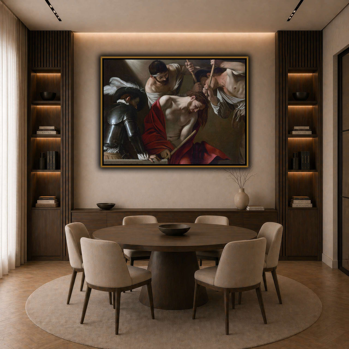 25 dark neutral-dining room