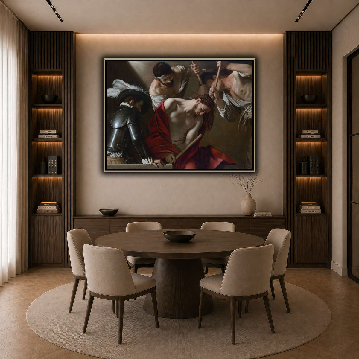 25 dark neutral-dining room