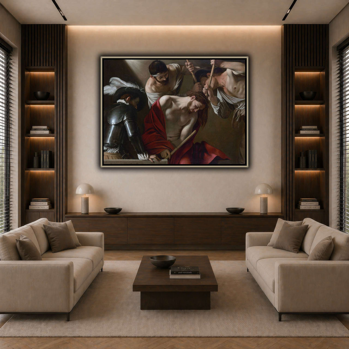 25 dark neutral-living room