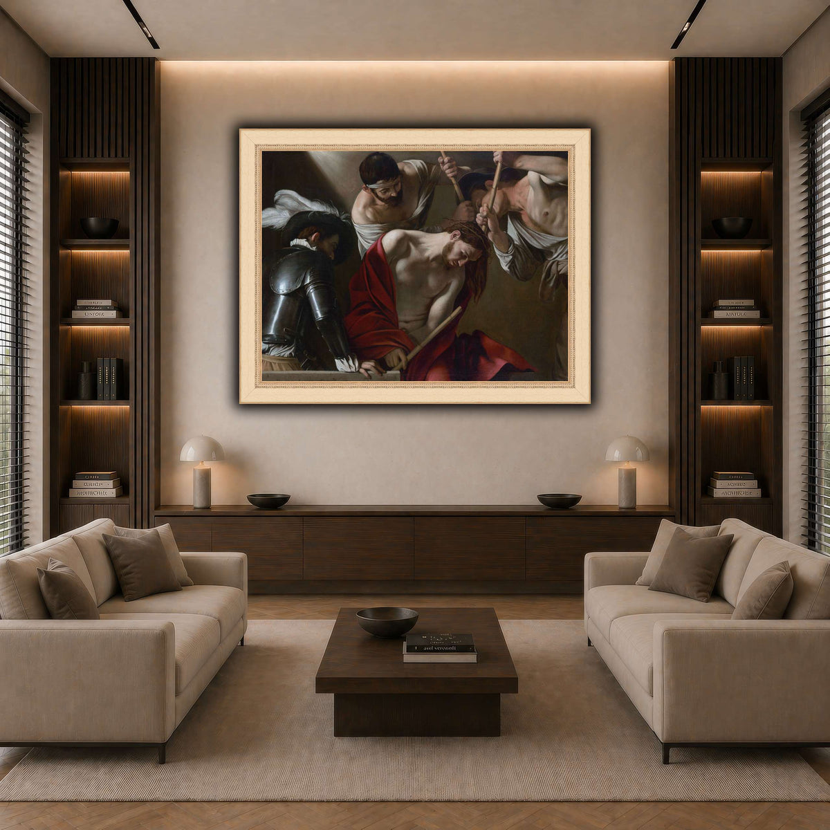 25 dark neutral-living room
