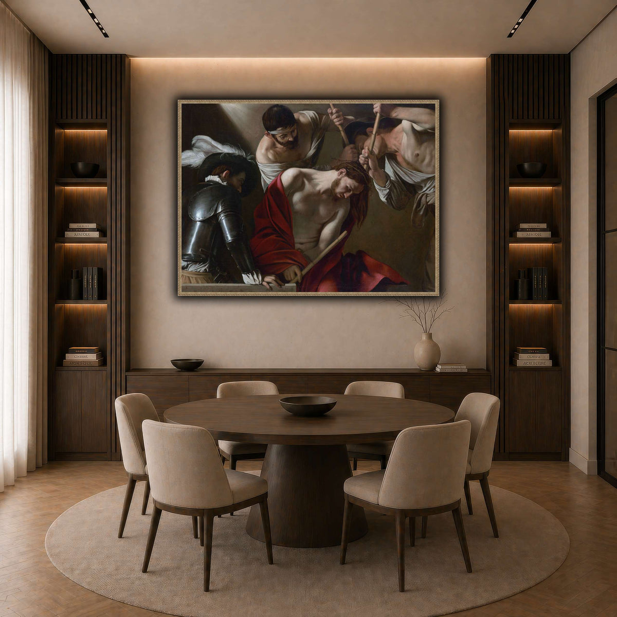 25 dark neutral-dining room