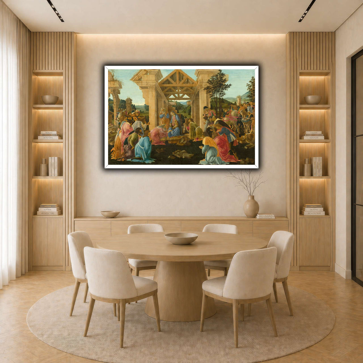 28 light neutral-dining room