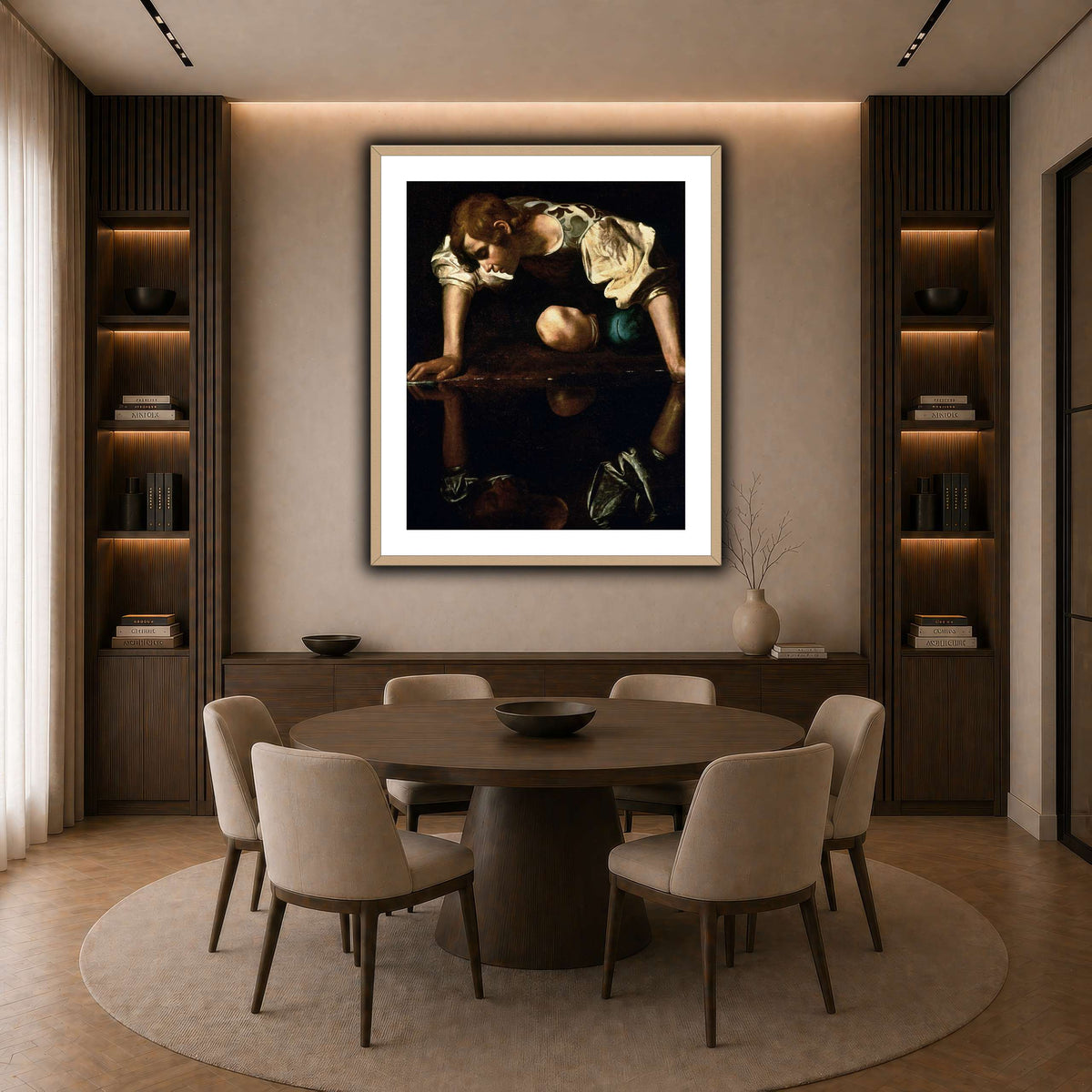 28 dark neutral-dining room