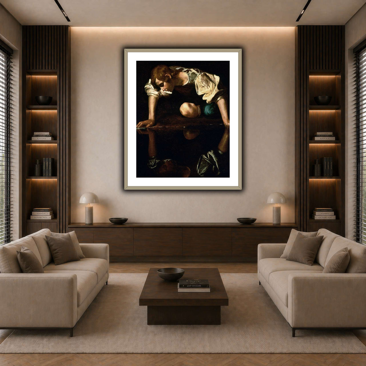 28 dark neutral-living room