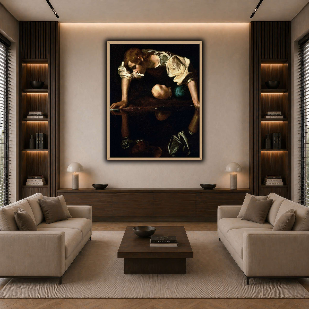 28 dark neutral-living room