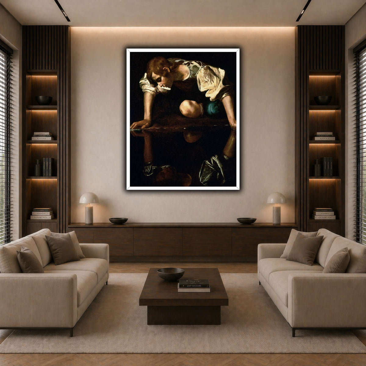 28 dark neutral-living room