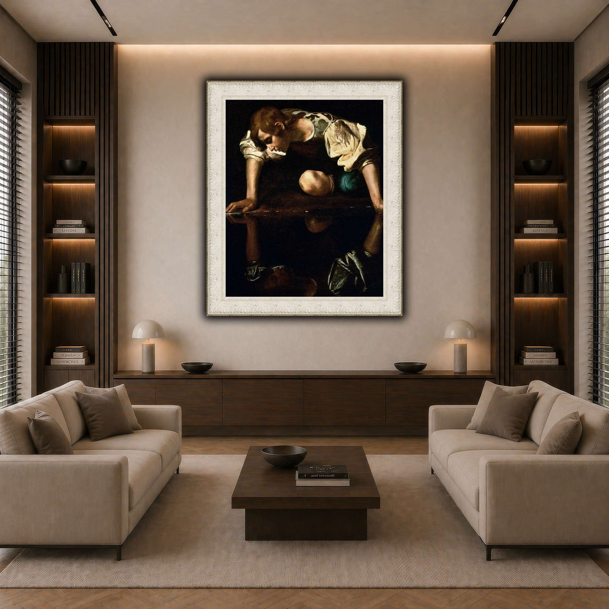 28 dark neutral-living room