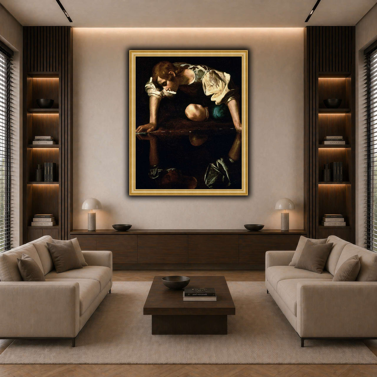 28 dark neutral-living room