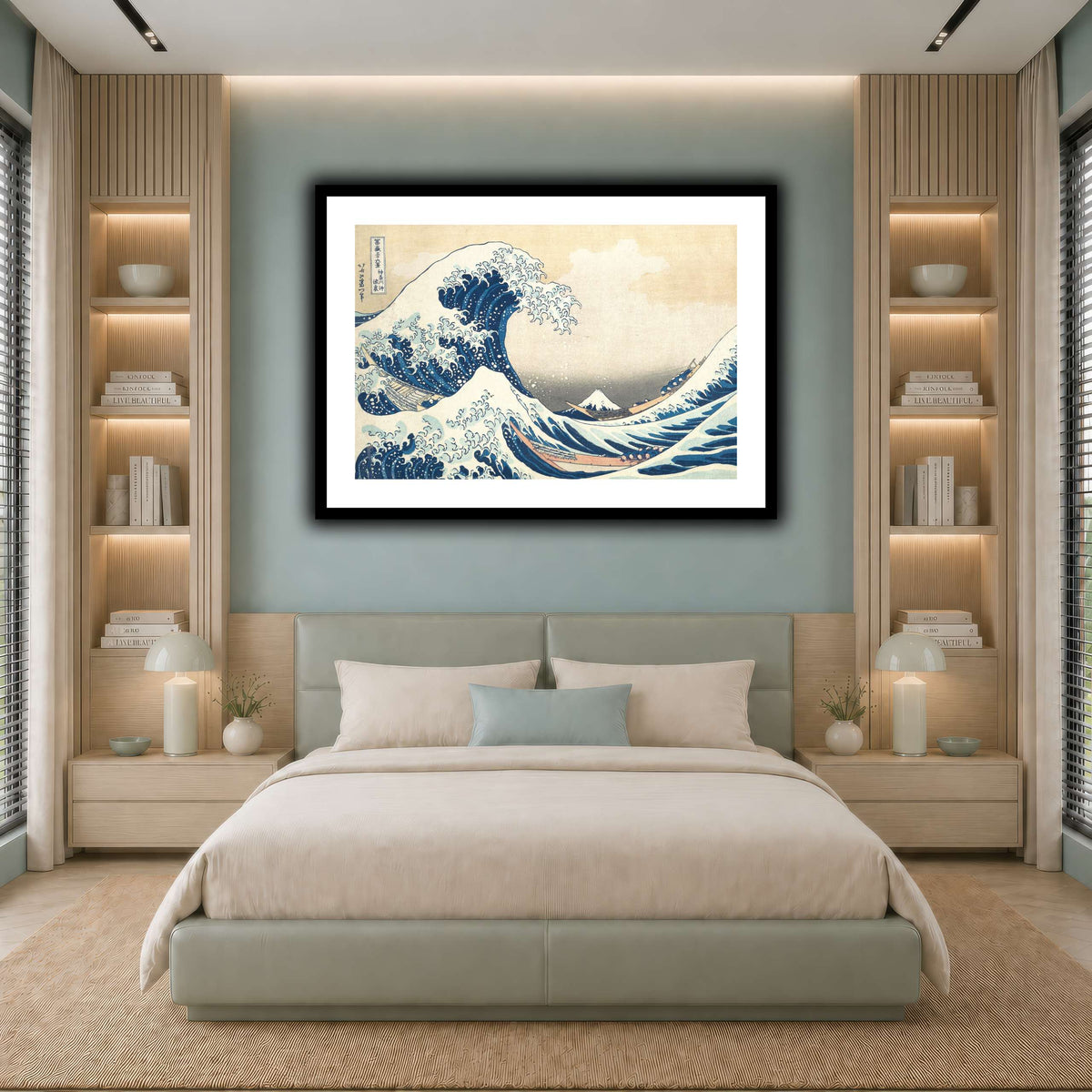 2_Katsushika Hokusai cool-bedroom