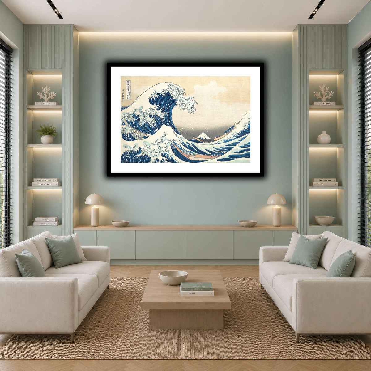 2_Katsushika Hokusai cool-living room