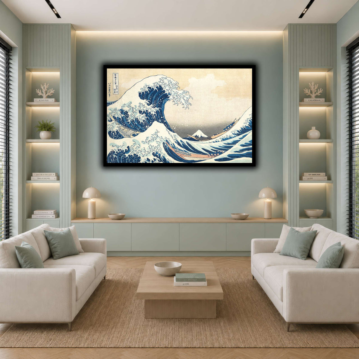 2_Katsushika Hokusai cool-living room