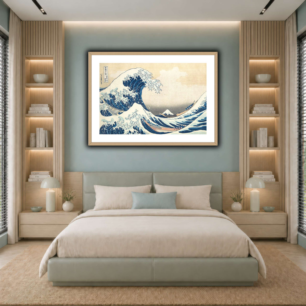 2_Katsushika Hokusai cool-bedroom