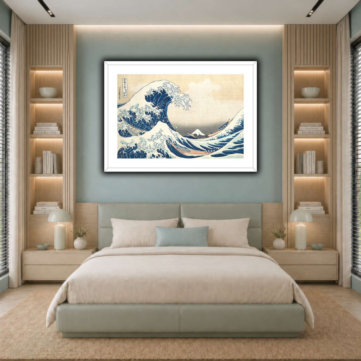 2_Katsushika Hokusai cool-bedroom