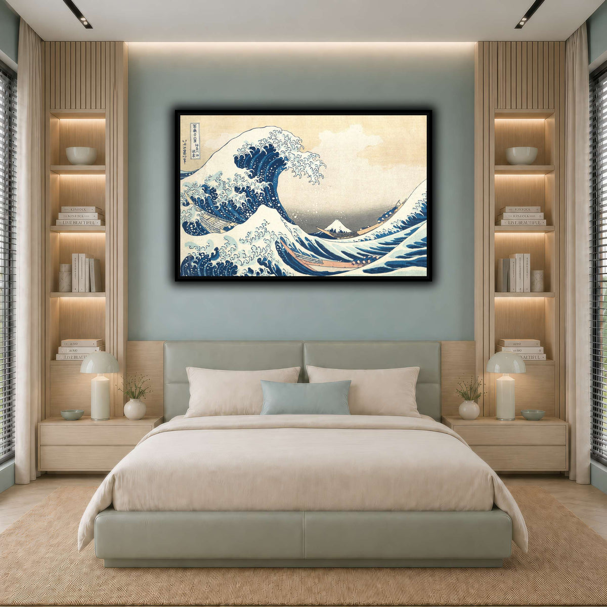 2_Katsushika Hokusai cool-bedroom