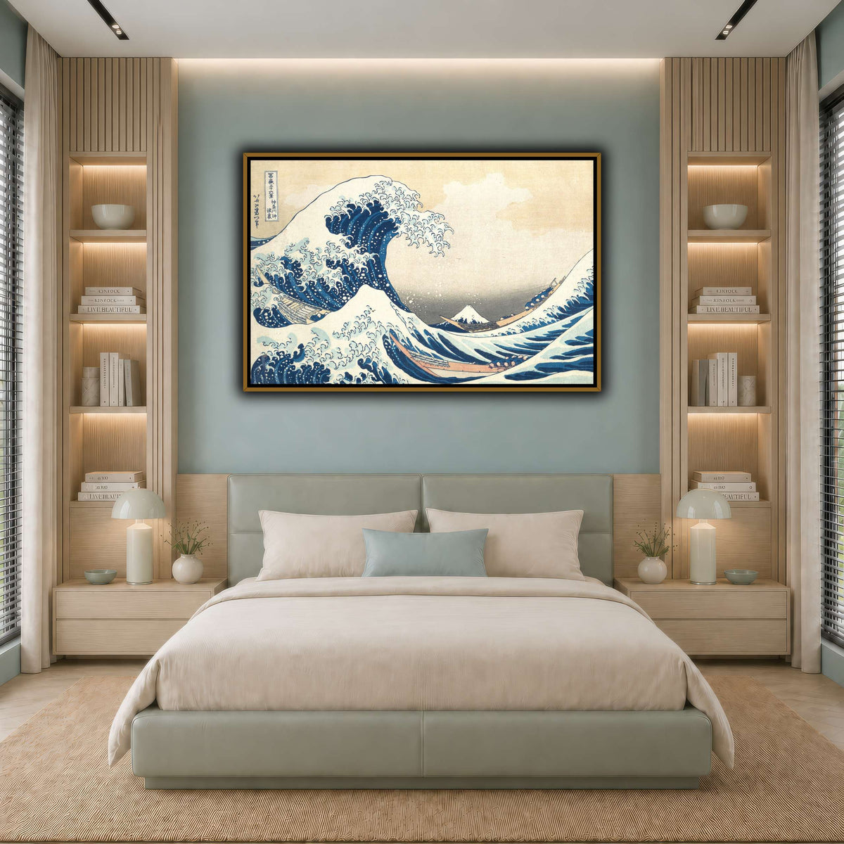 2_Katsushika Hokusai cool-bedroom