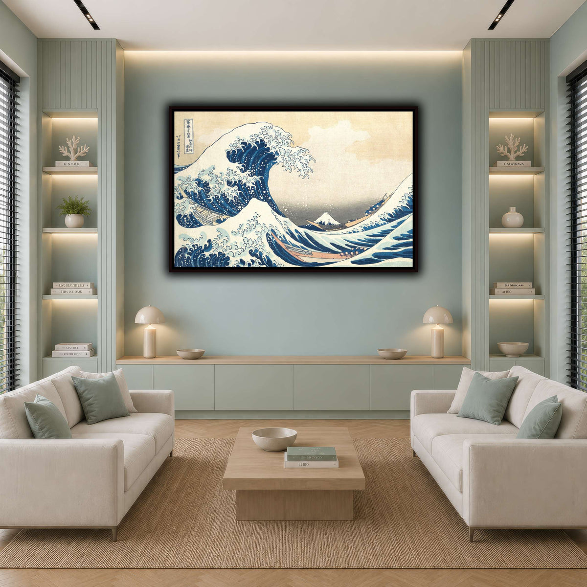 2_Katsushika Hokusai cool-living room
