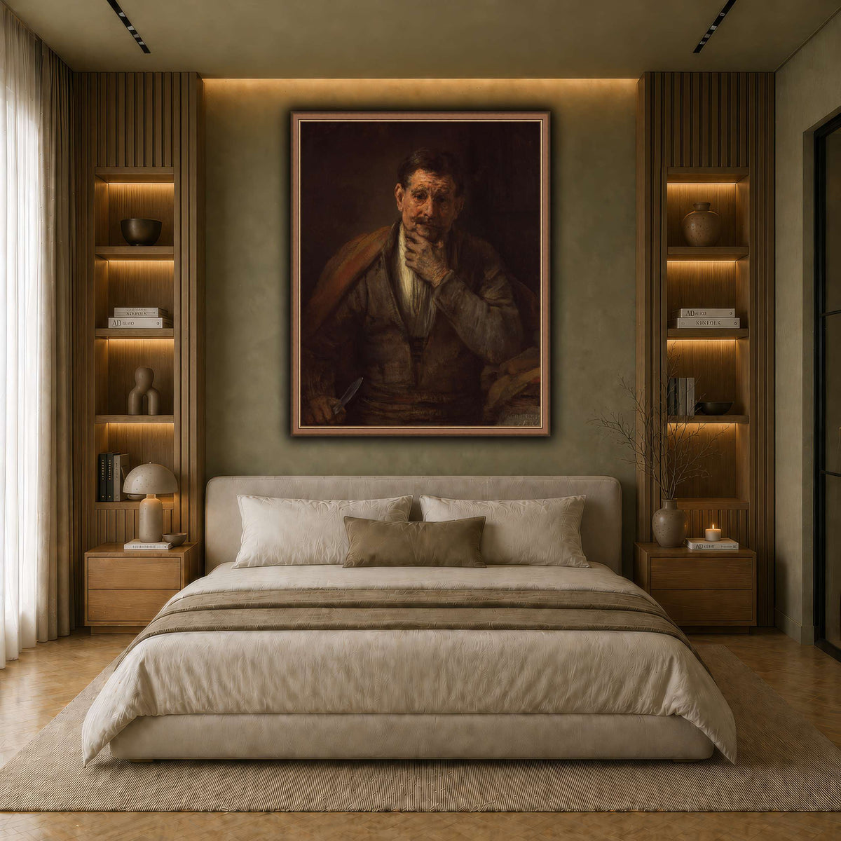 2_Rembrandt-van-Rijn earth-bedroom