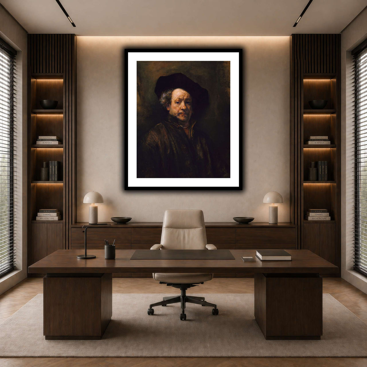 2_self_portrait_Rembrandt-van-Rijn dark neutral-office