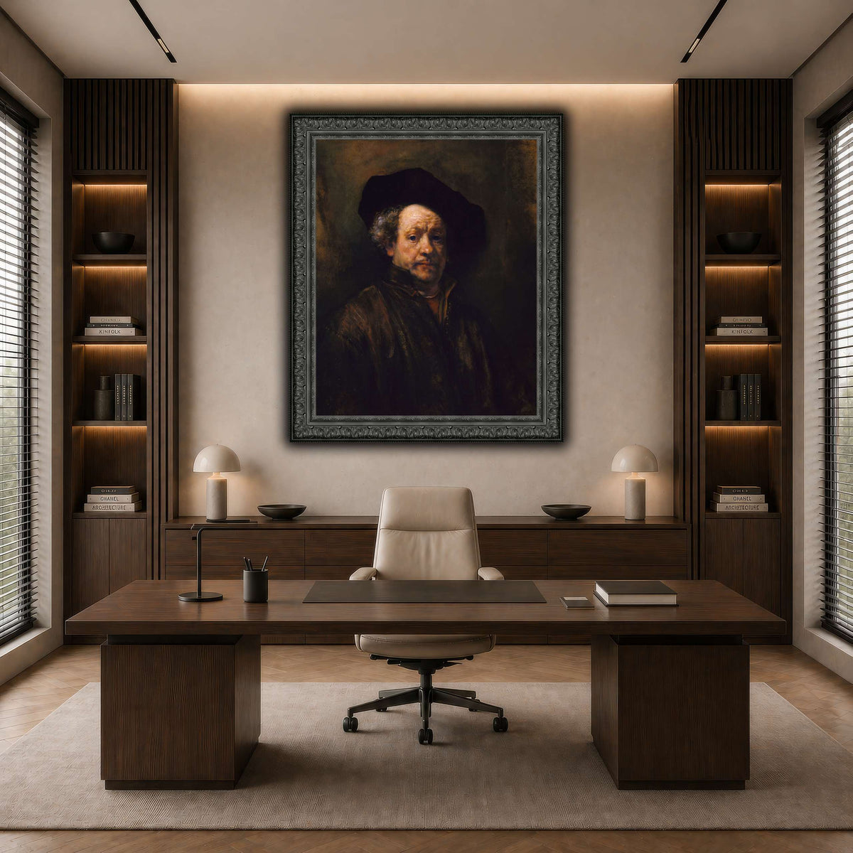 2_self_portrait_Rembrandt-van-Rijn dark neutral-office