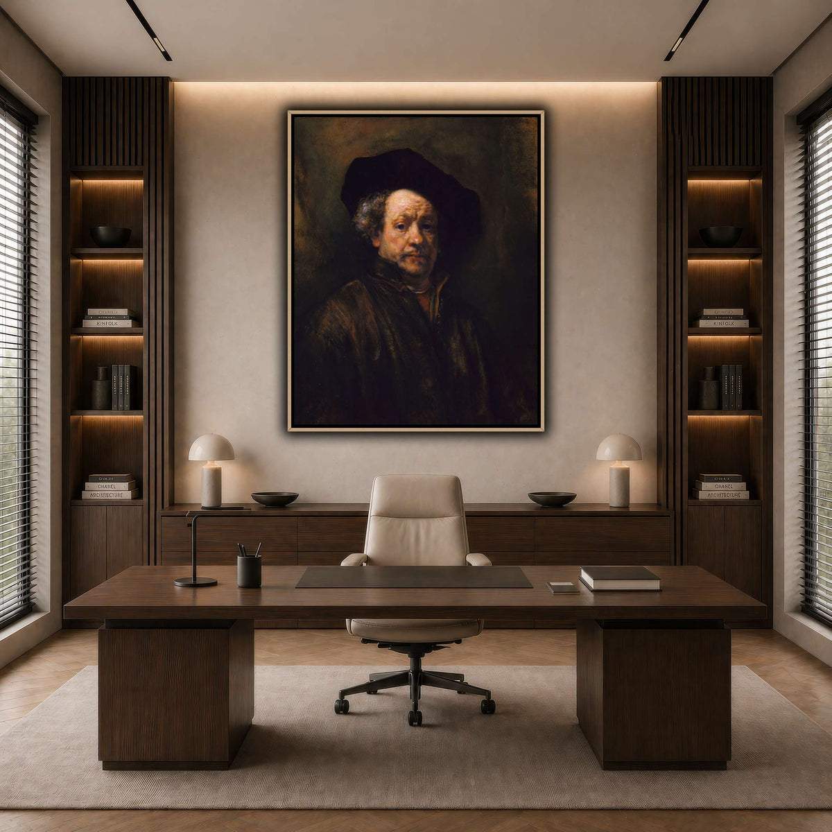 2_self_portrait_Rembrandt-van-Rijn dark neutral-office