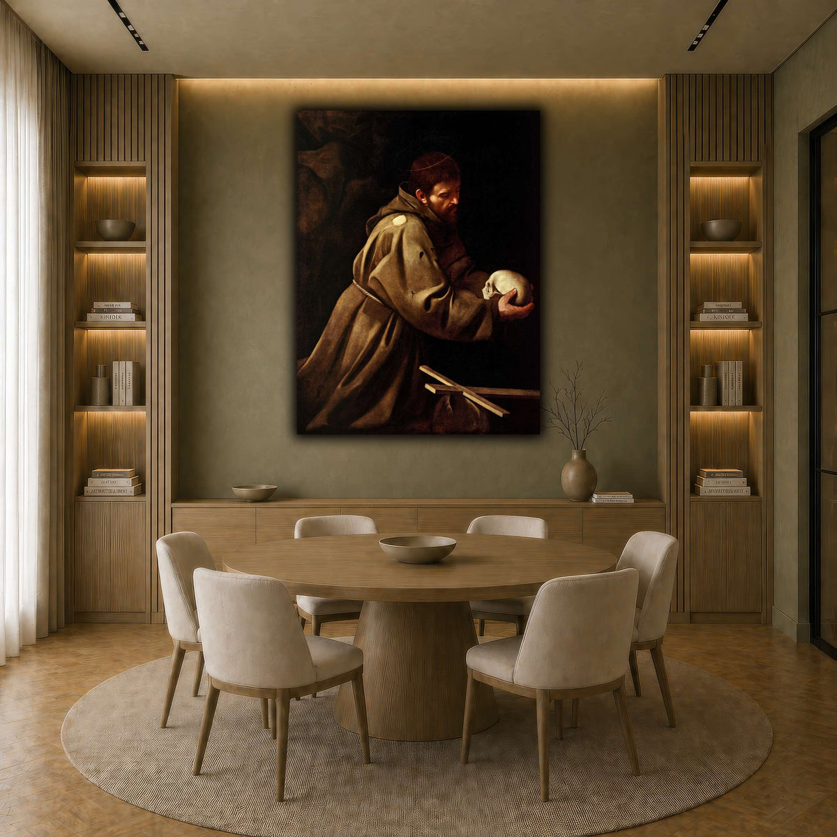34 earth-dining room