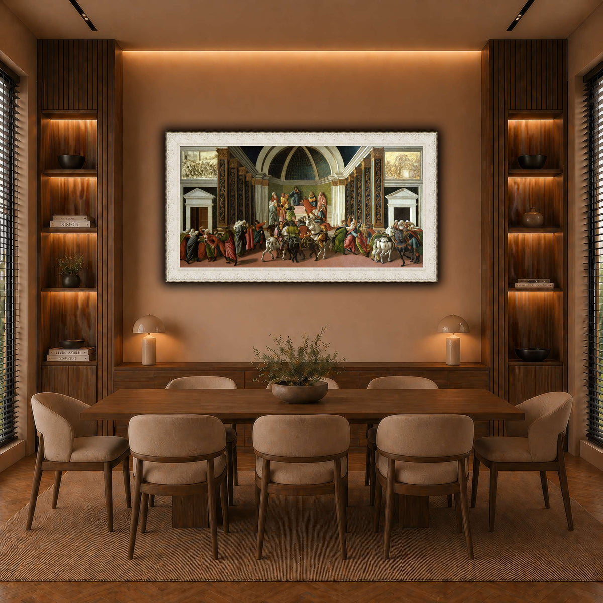 34 warm-dining room