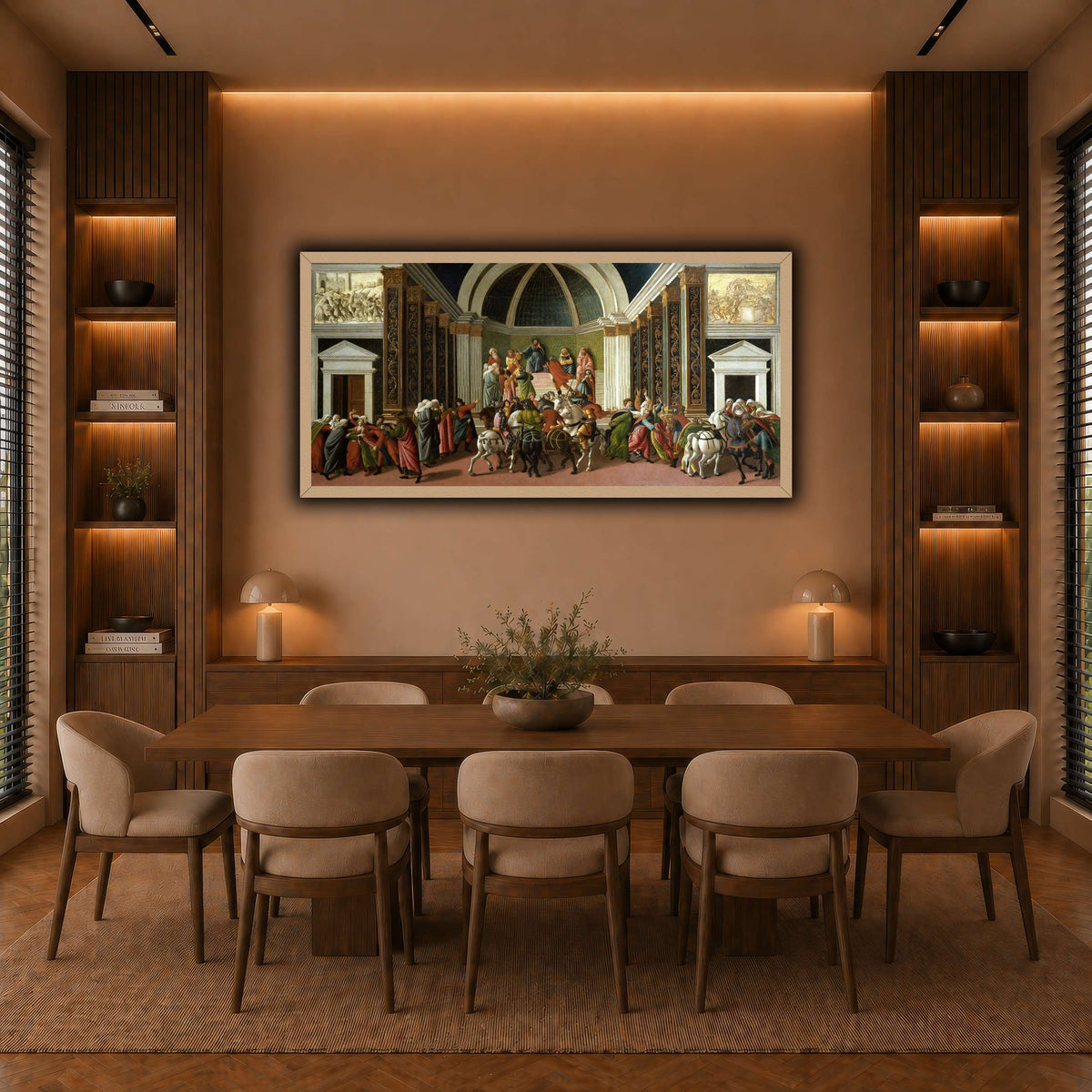 34 warm-dining room