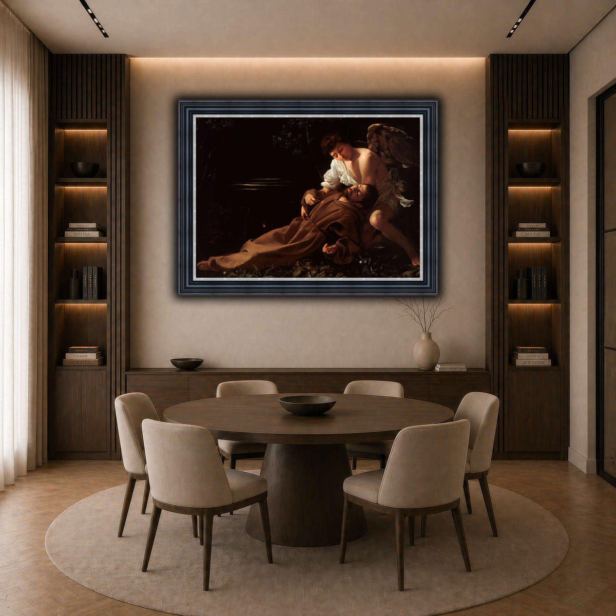 35 dark neutral-dining room