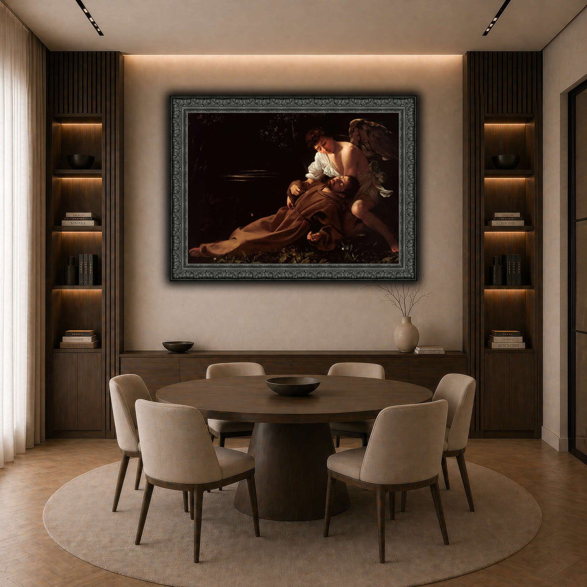 35 dark neutral-dining room
