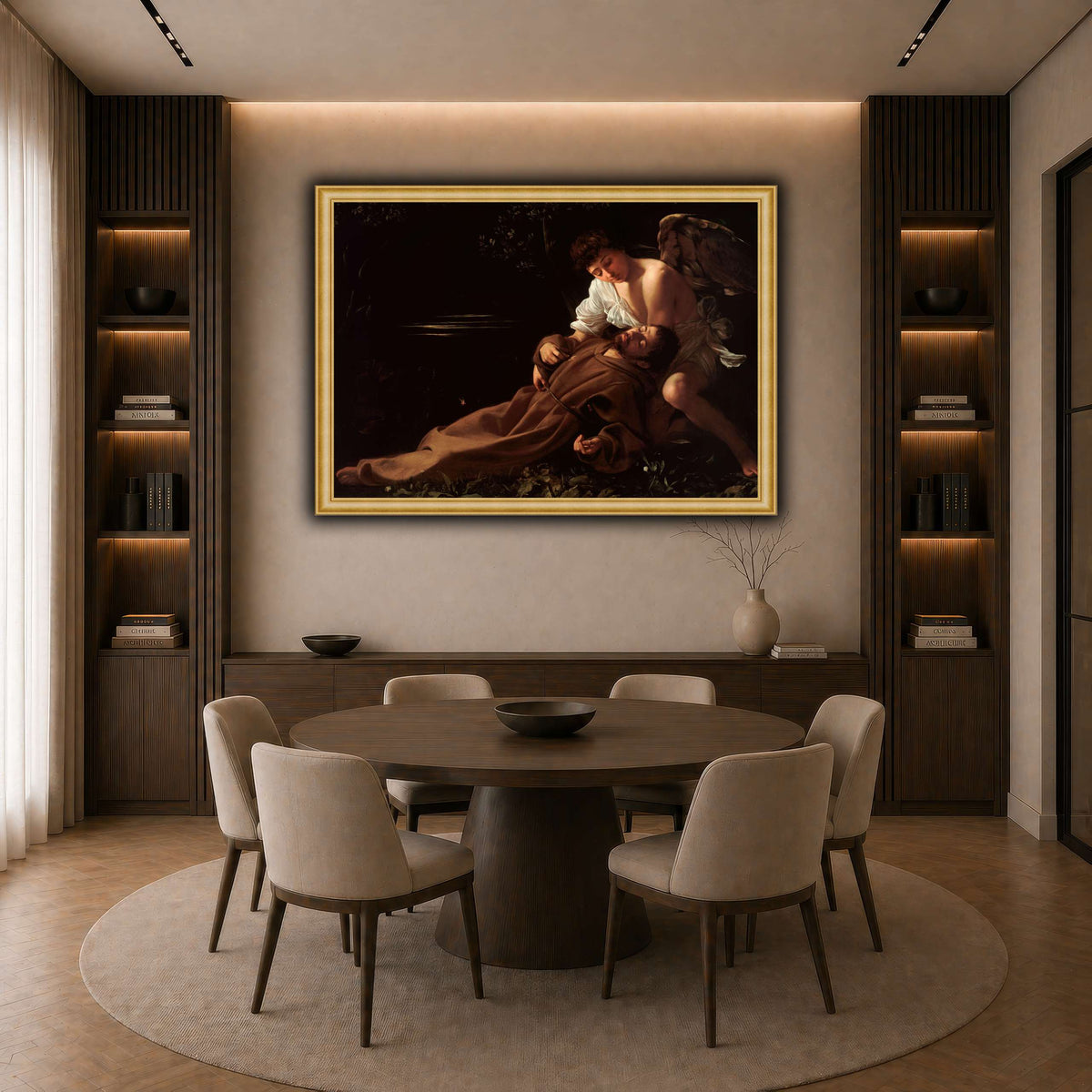 35 dark neutral-dining room