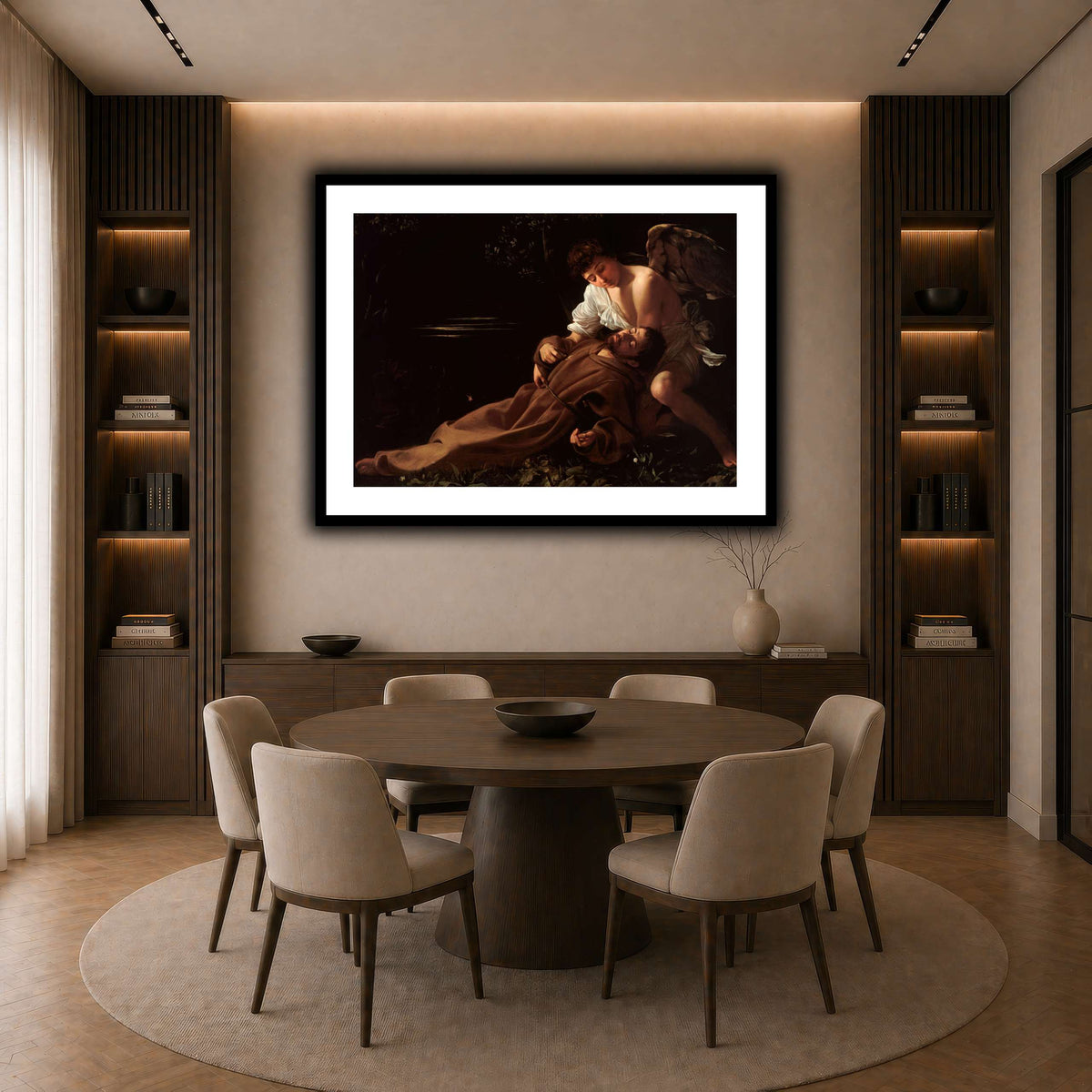 35 dark neutral-dining room