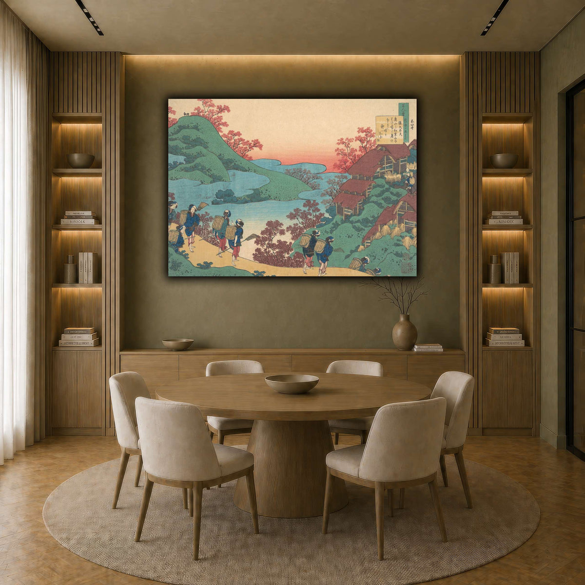 3_Katsushika Hokusai earth-dining room