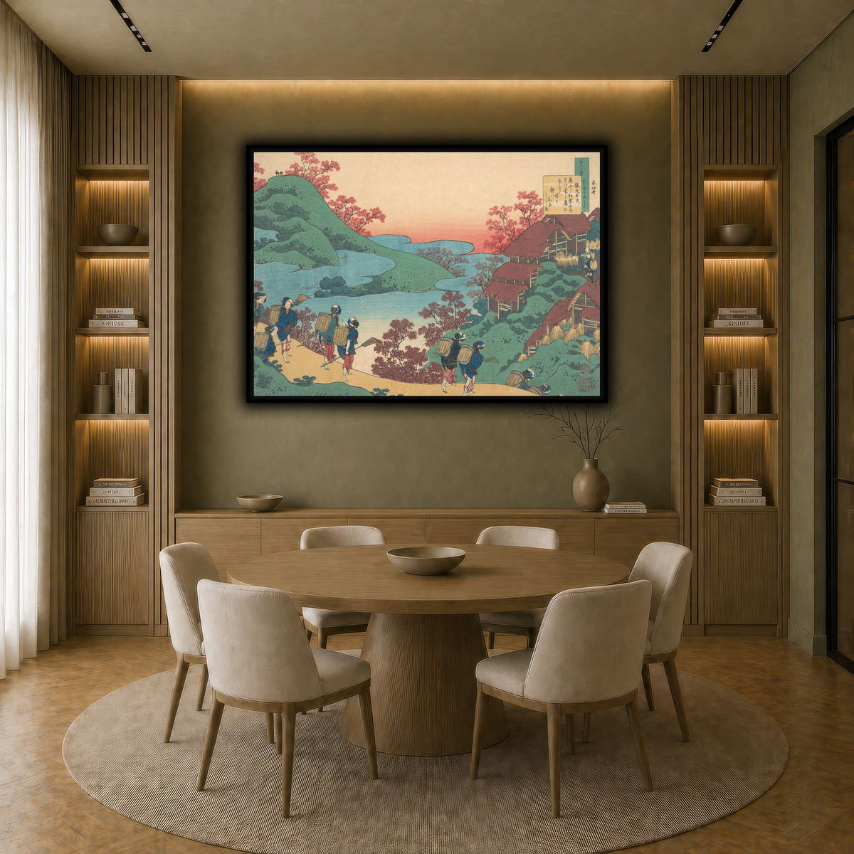 3_Katsushika Hokusai earth-dining room