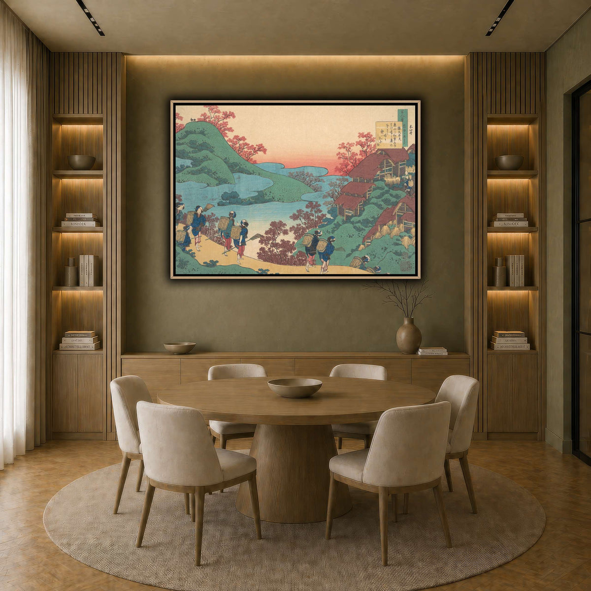 3_Katsushika Hokusai earth-dining room