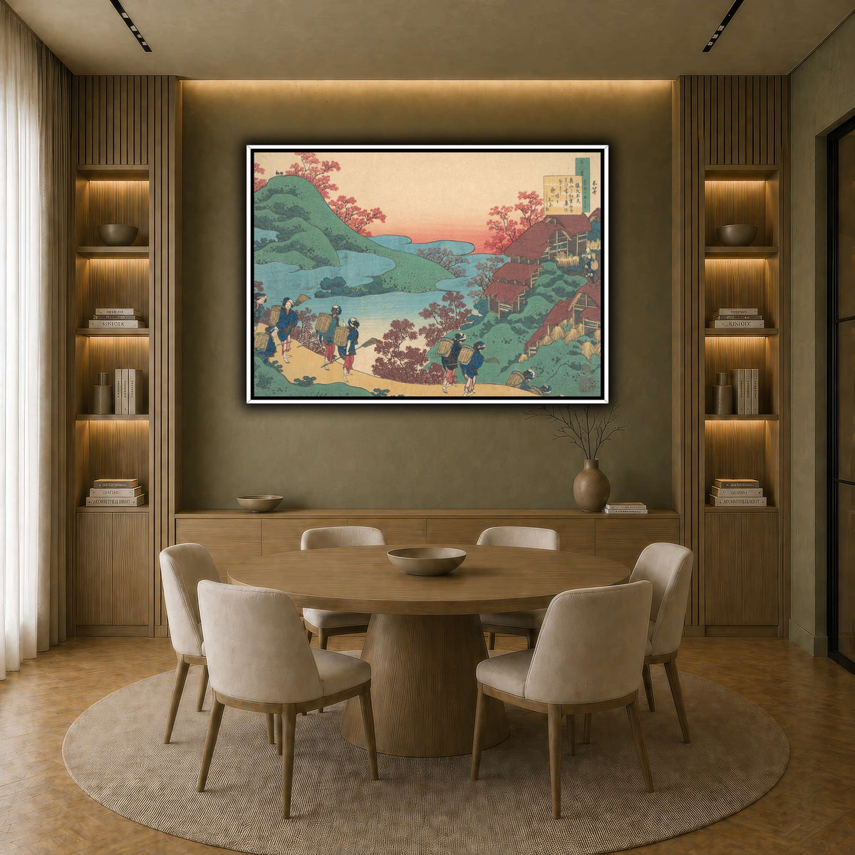 3_Katsushika Hokusai earth-dining room