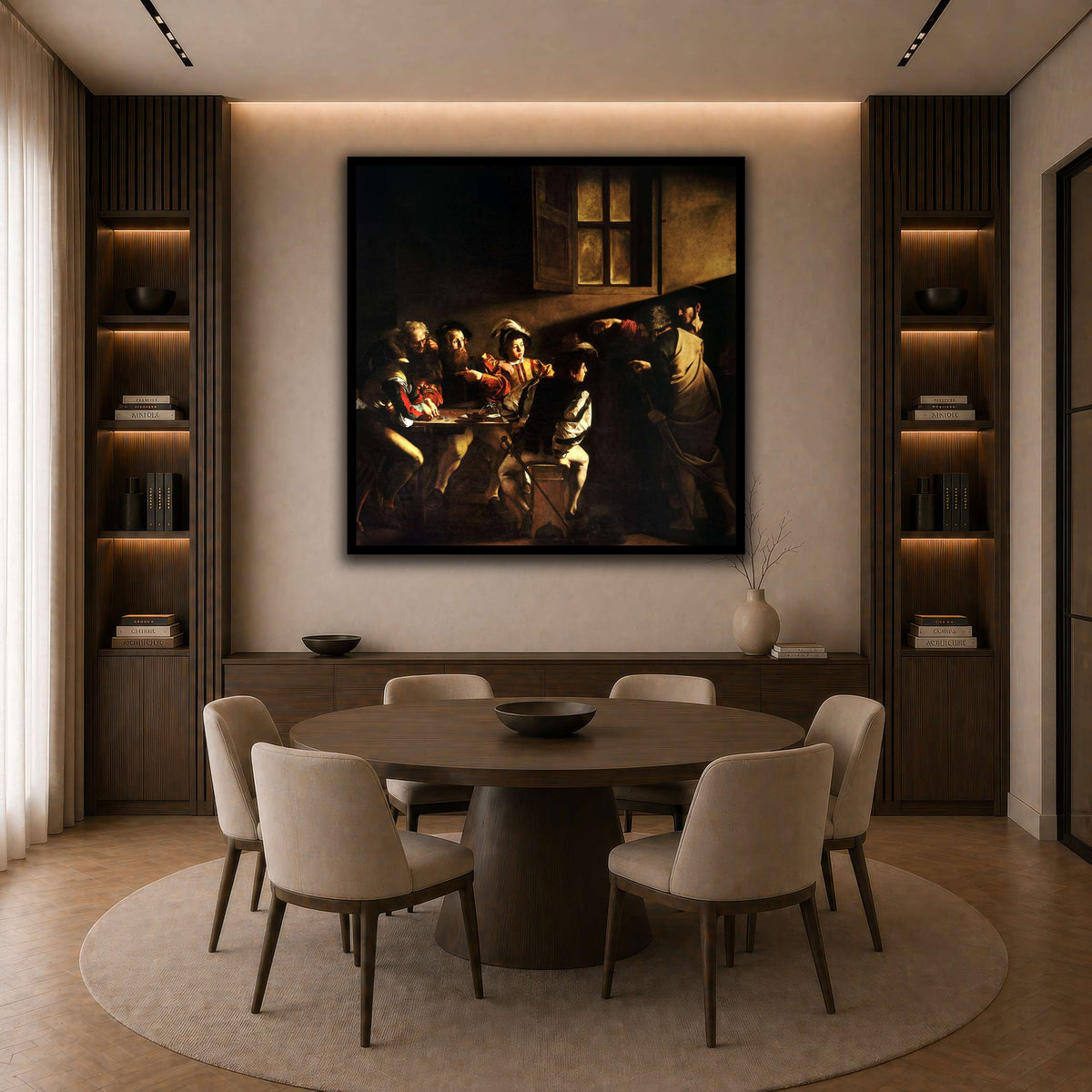 40 dark neutral-dining room