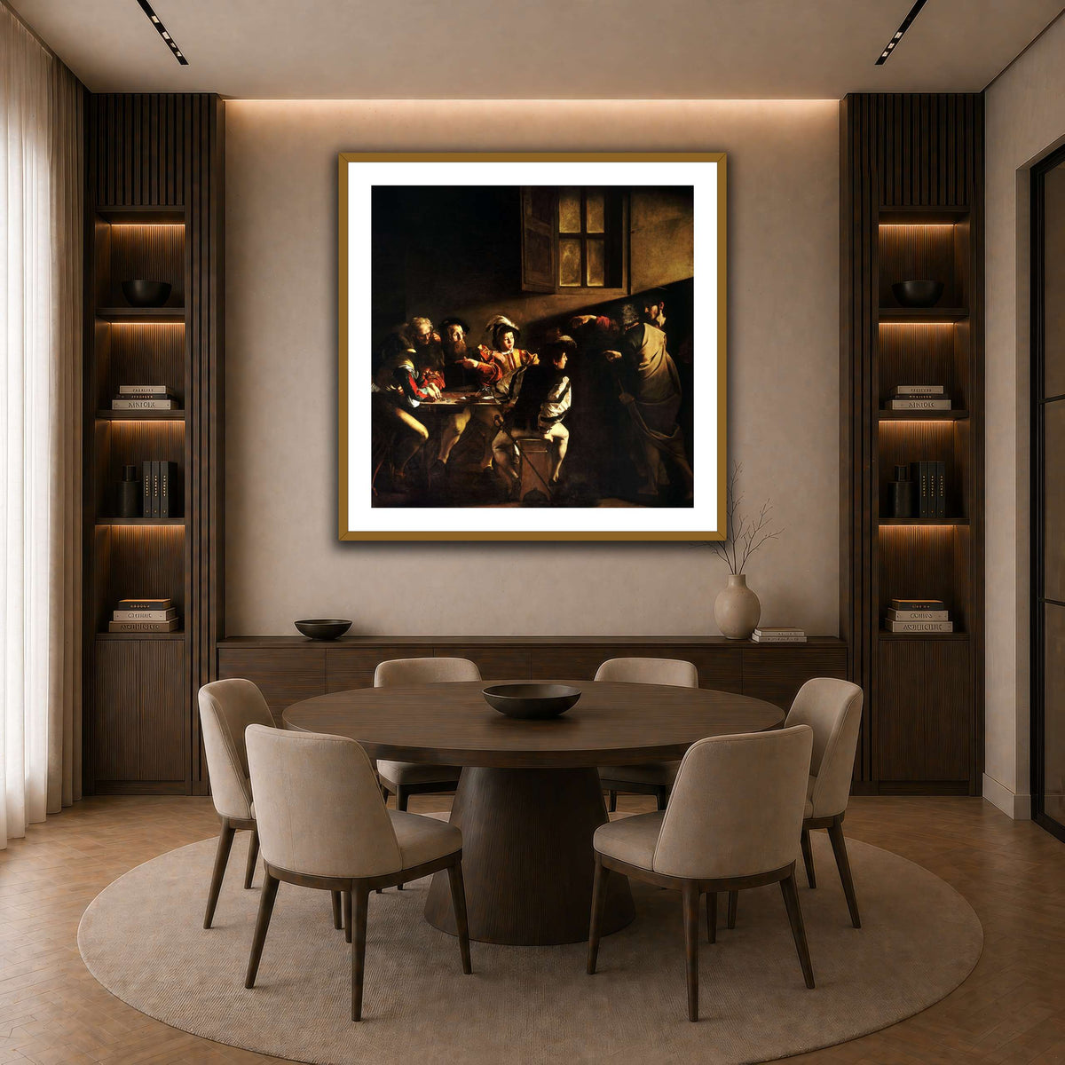 40 dark neutral-dining room