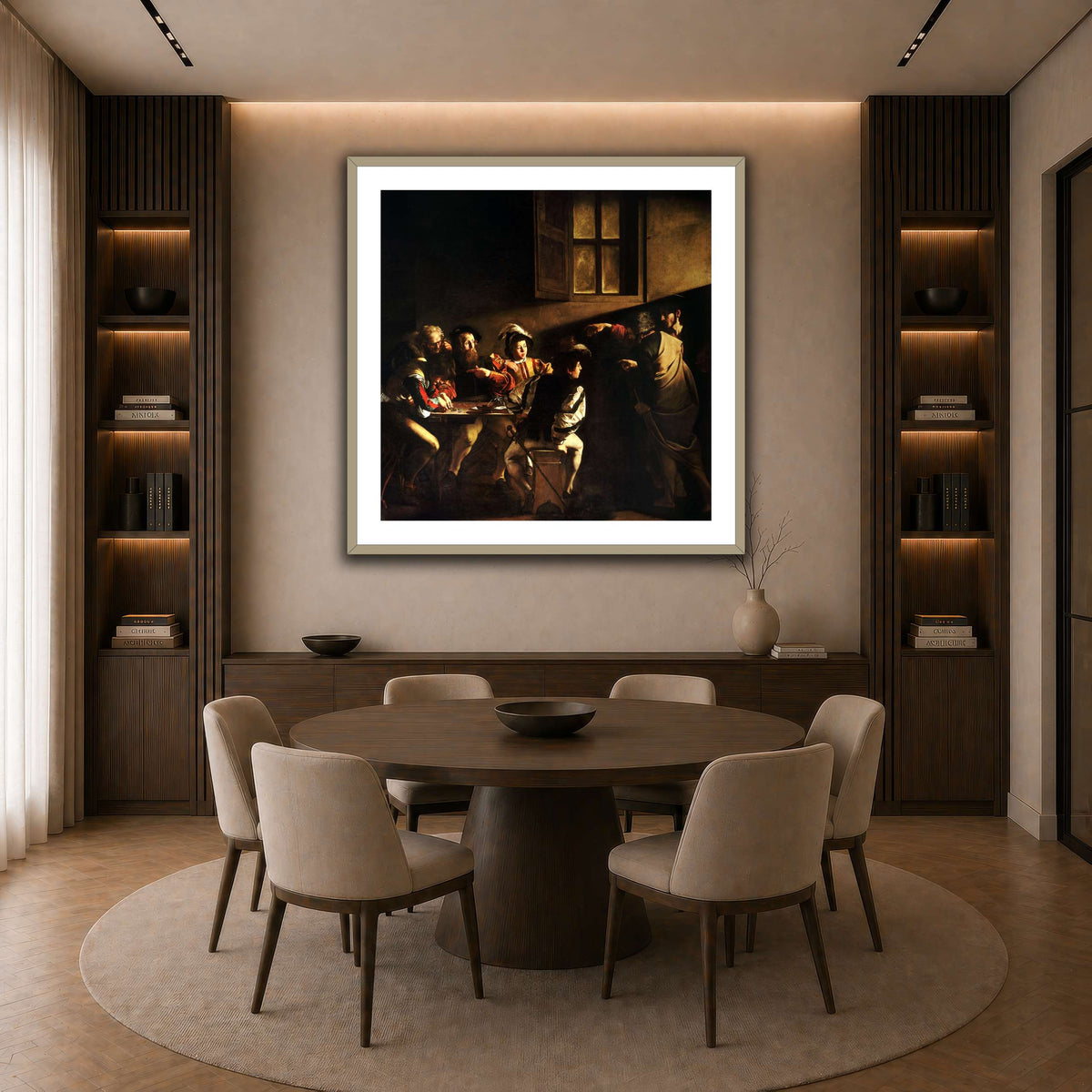 40 dark neutral-dining room