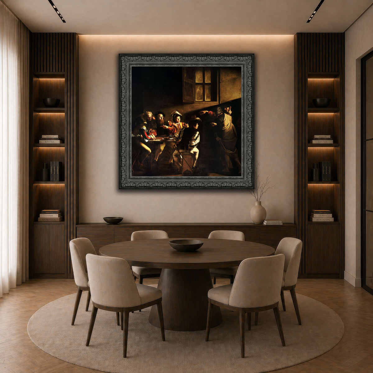 40 dark neutral-dining room