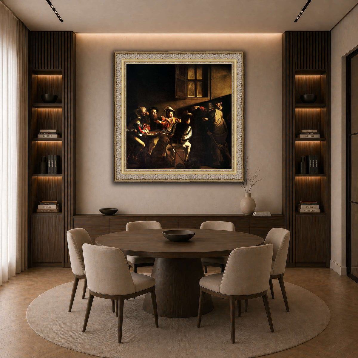 40 dark neutral-dining room