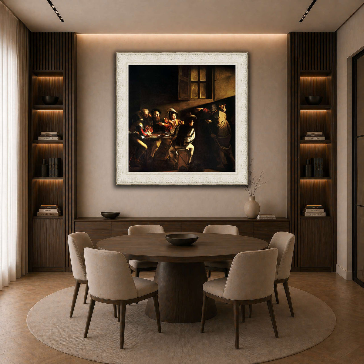 40 dark neutral-dining room
