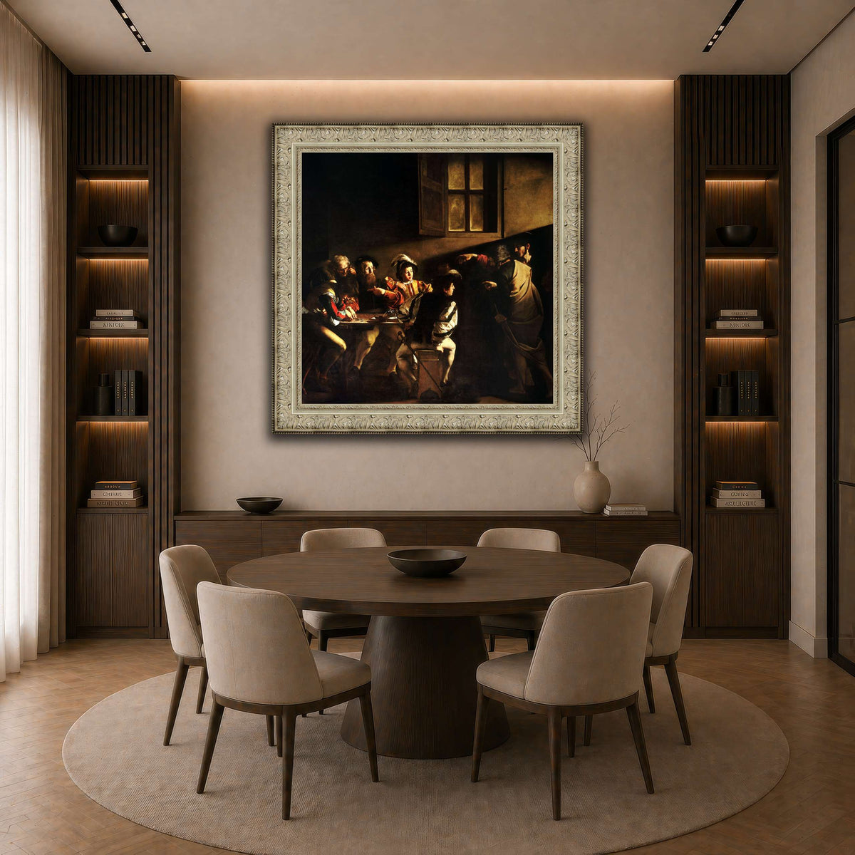40 dark neutral-dining room