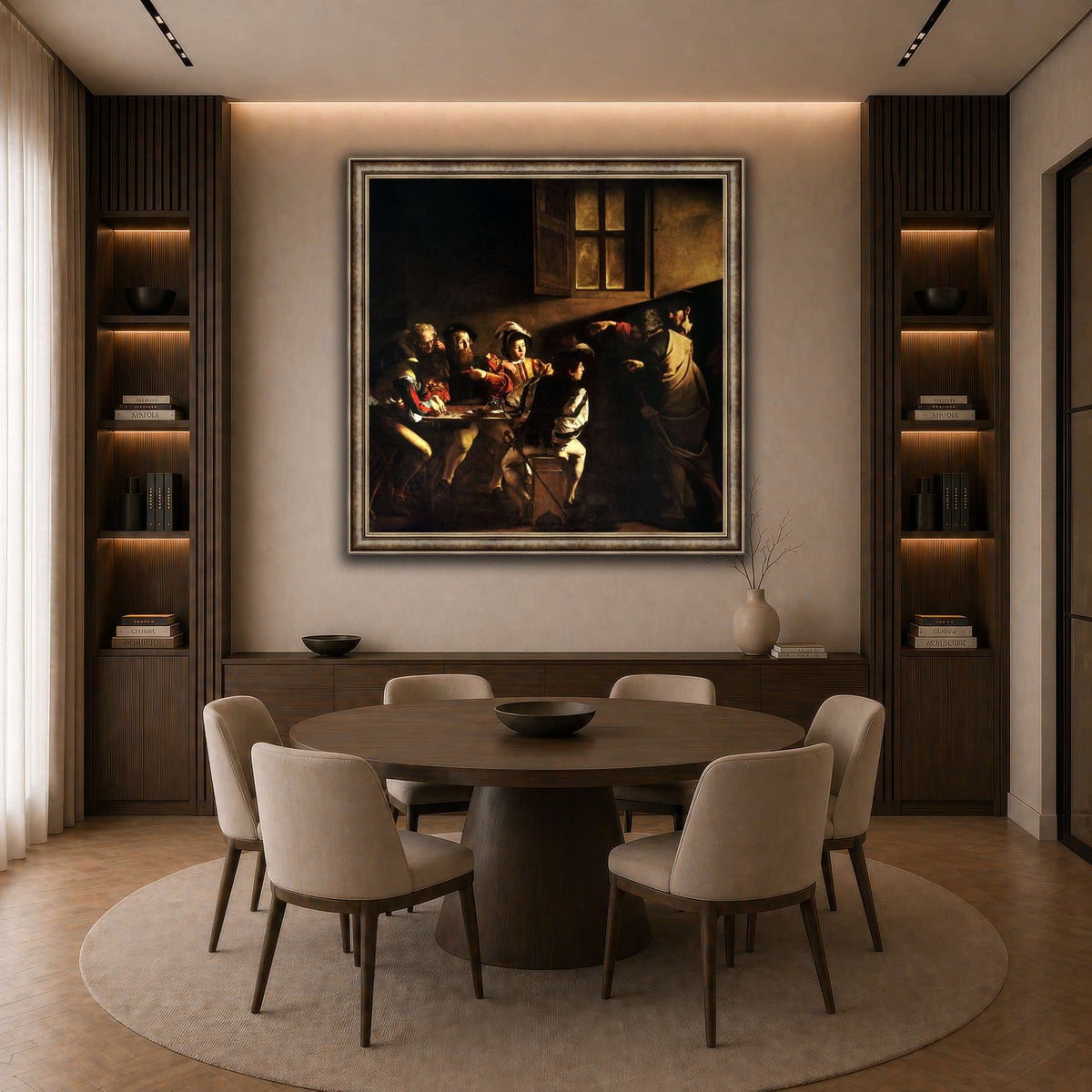40 dark neutral-dining room