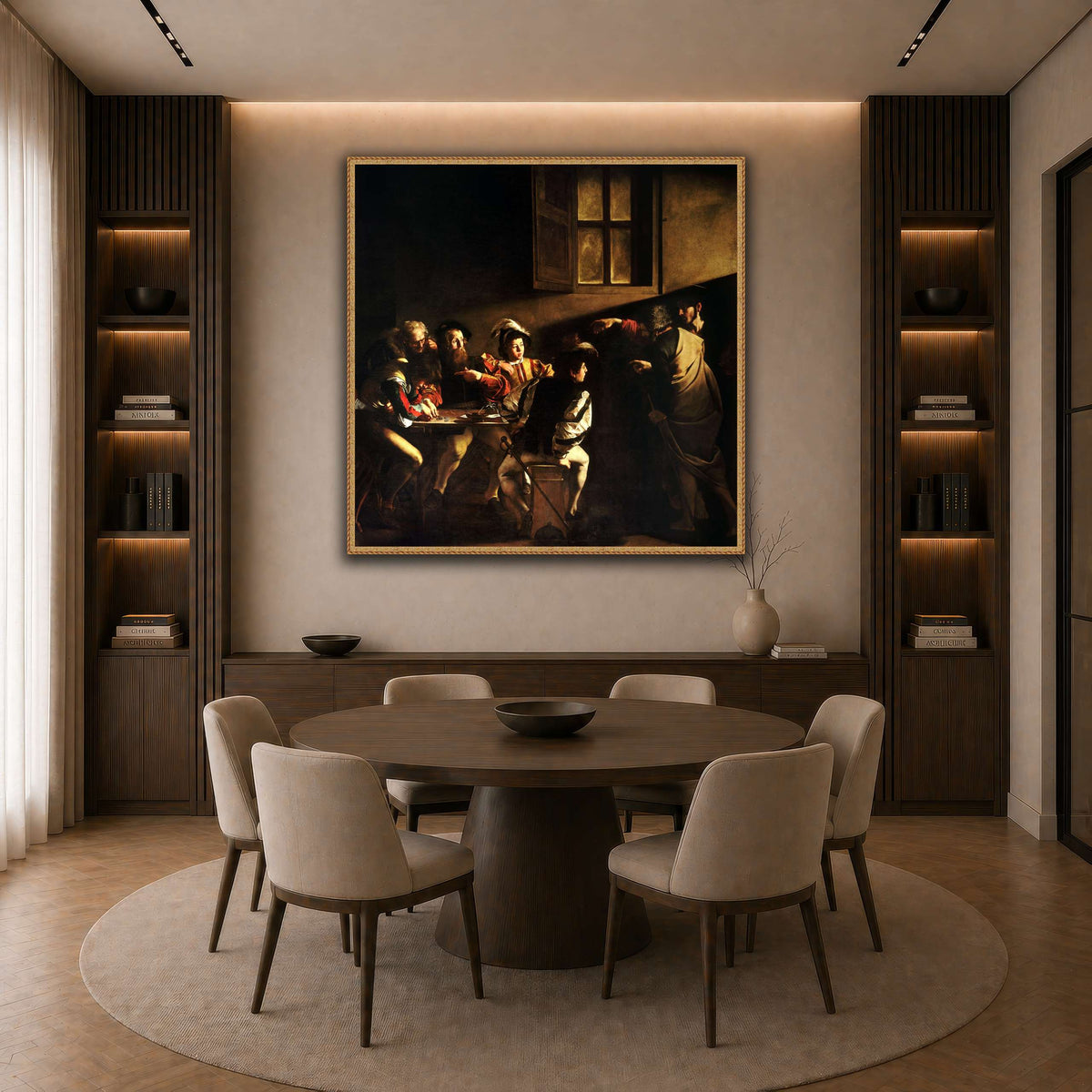 40 dark neutral-dining room