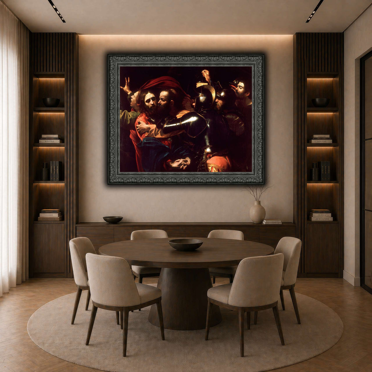 48 dark neutral-dining room