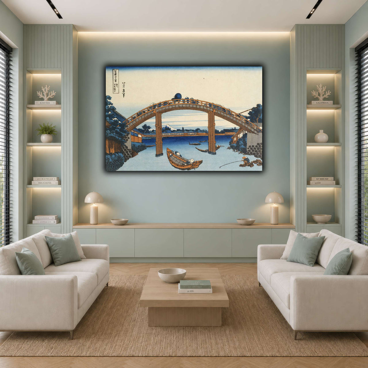 5_Katsushika Hokusai cool-living room