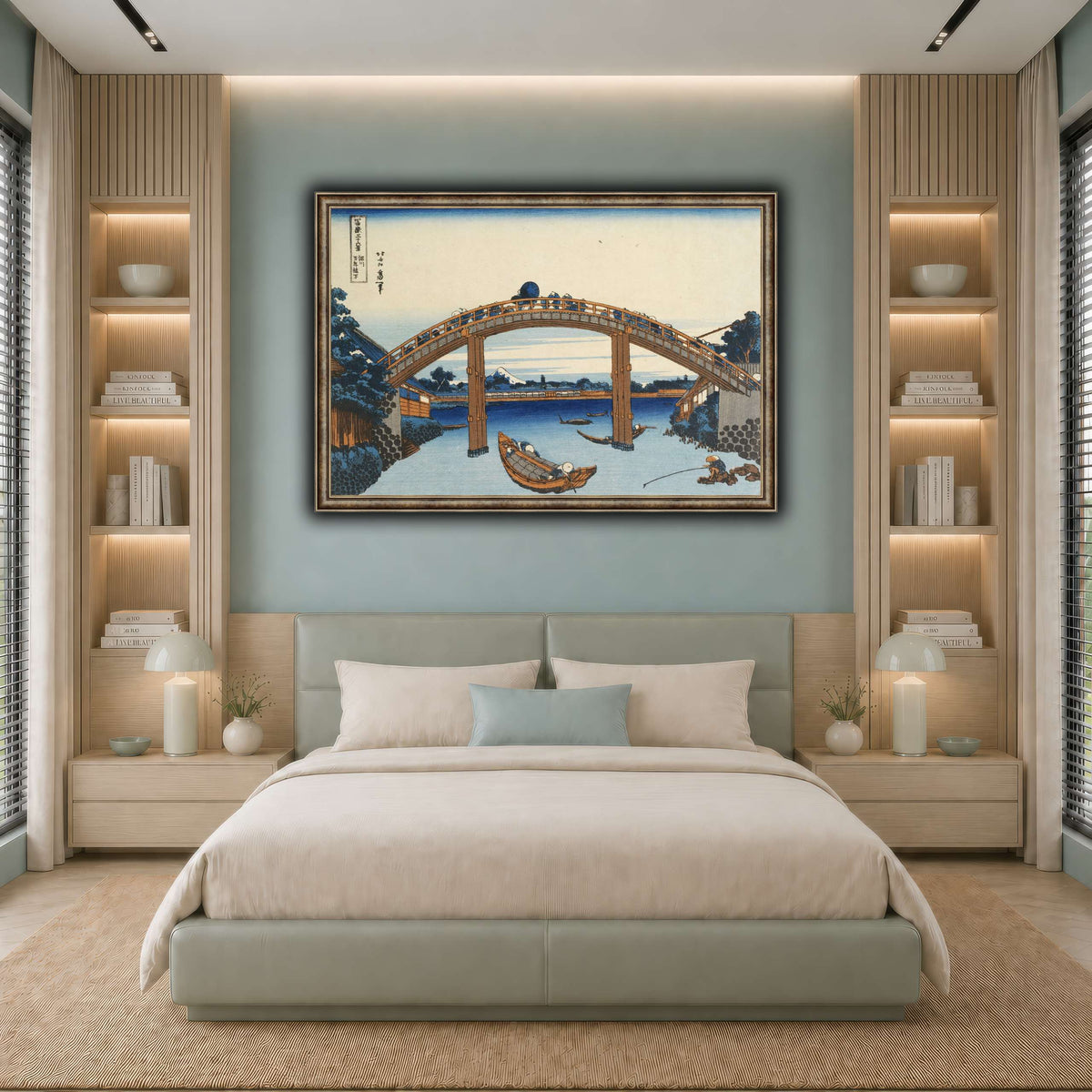 5_Katsushika Hokusai cool-bedroom