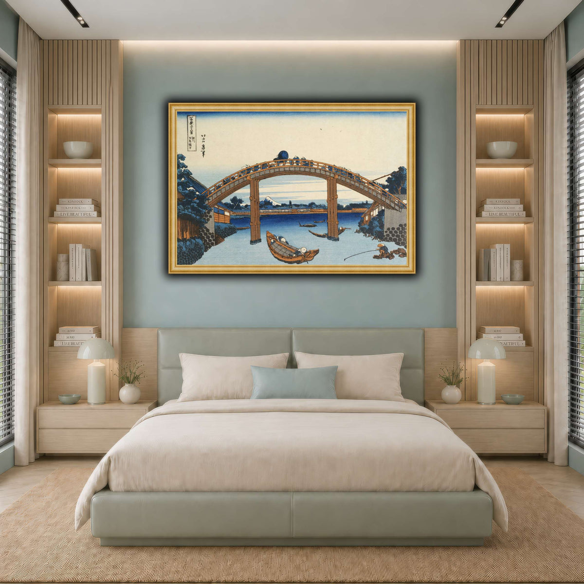 5_Katsushika Hokusai cool-bedroom