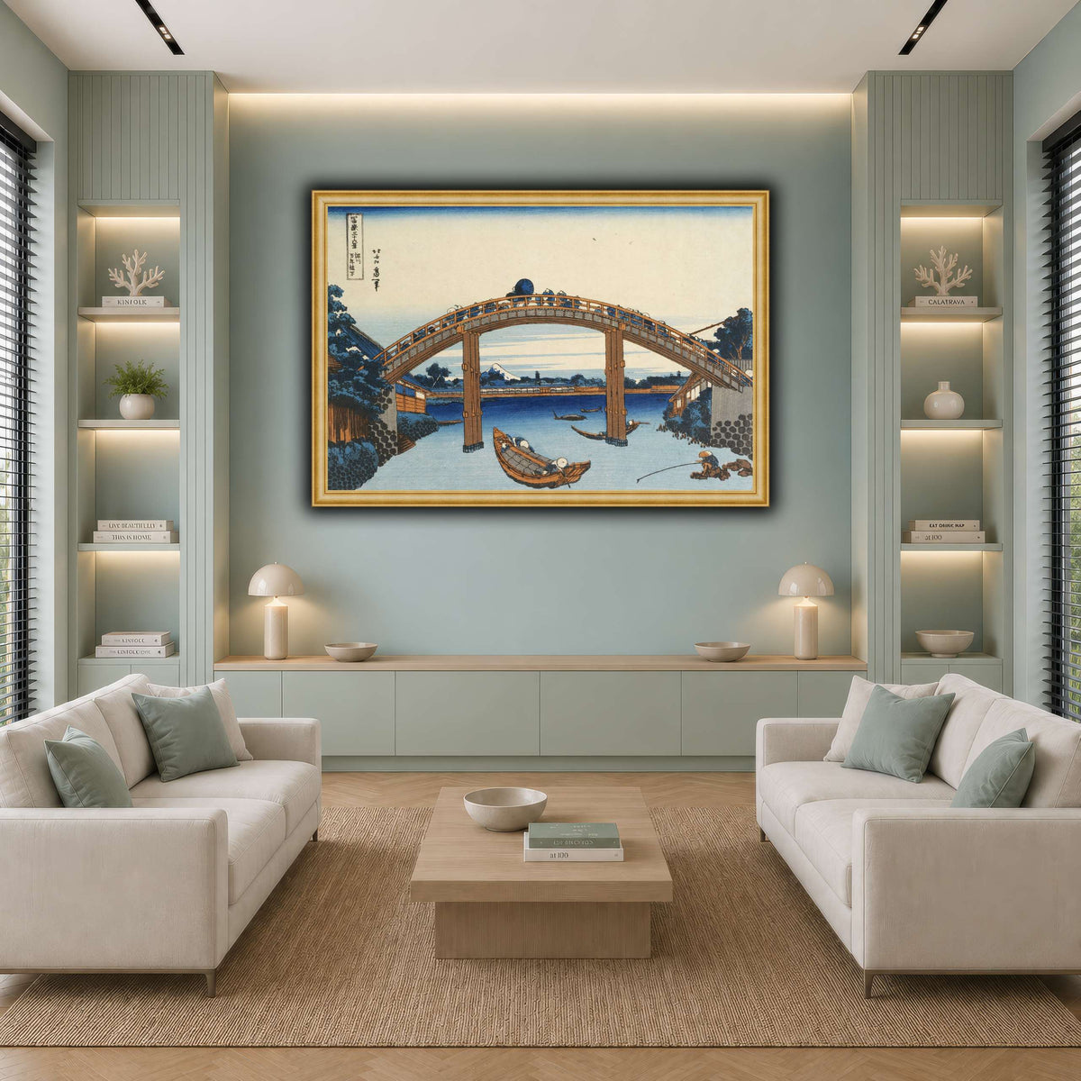 5_Katsushika Hokusai cool-living room