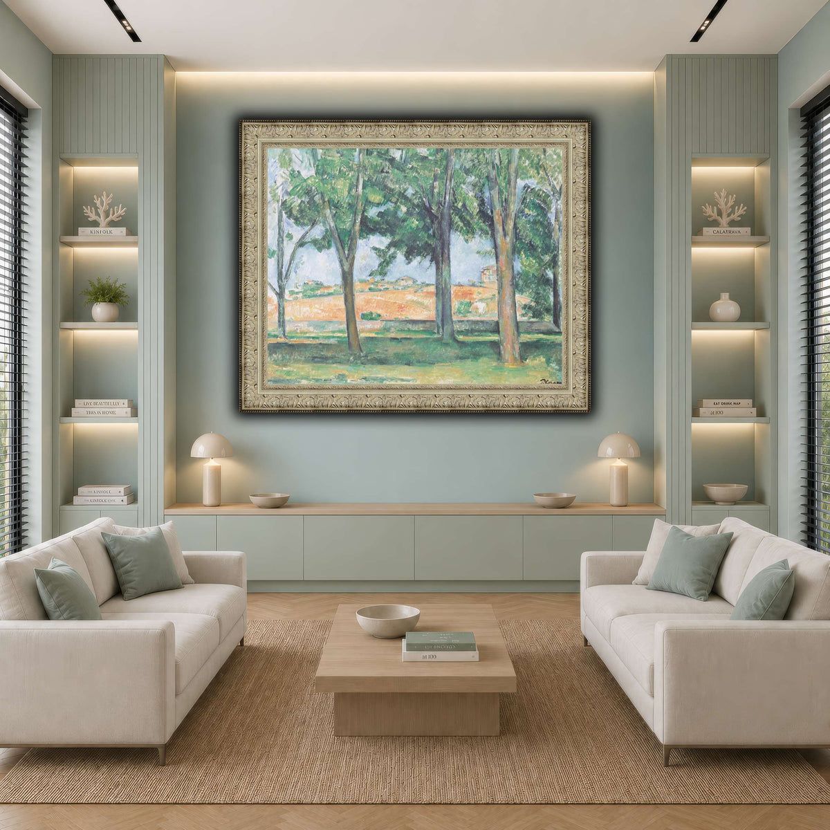5_Paul_Cezanne cool-living room